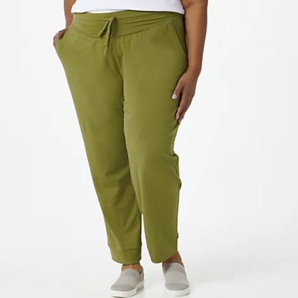 AnyBody Cozy Knit Pant with Curved Yoke  12321 - Picture 1 of 3